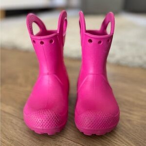 Crocs Toddler Rain Boots size 6